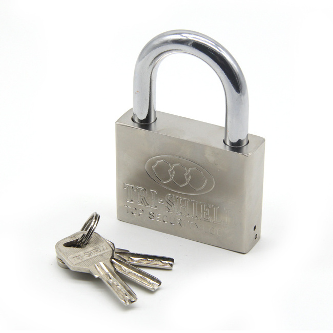 Top quality high security pad lock custom logo candado solid iron padlock