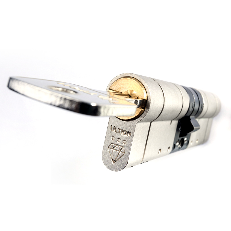 UK Ultion Top high security 3 Star euro cylinder  Brass 6-Pin Euro Double cylinder door lock multi point lock