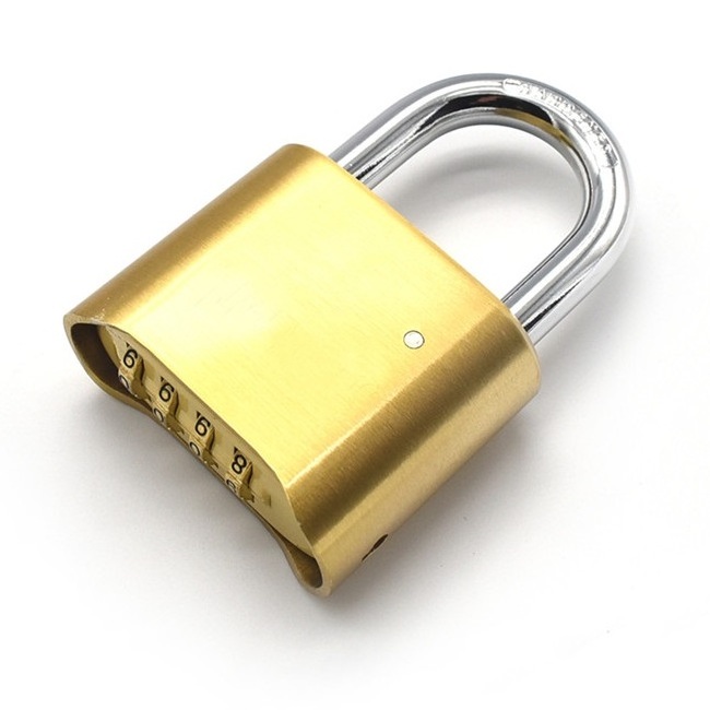 High quality security digital solid brass guard locker  outdoor number combination padlock