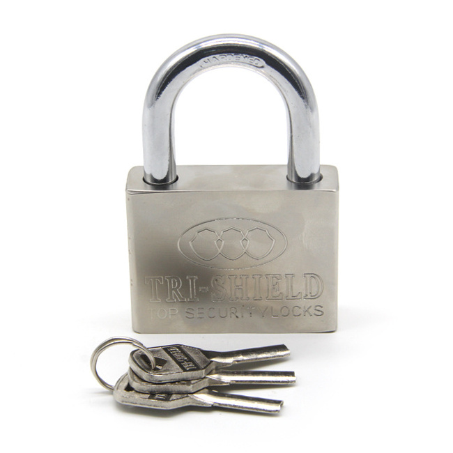 Top quality high security pad lock custom logo candado solid iron padlock