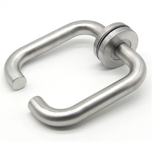 Modern stainless steel zinc alloy design pull handle  silver color luxury door handle