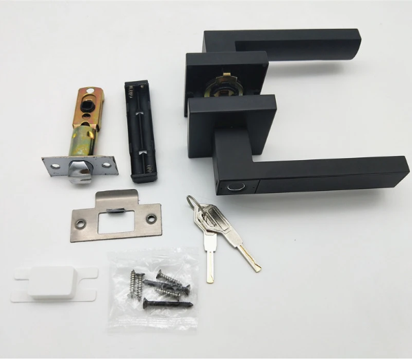 Smart Fingerprint Heavy Duty Commercial Tubular Lever Lock Cylindrical Door Lock