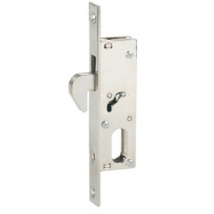 High security sliding door hook lock narrow mortise door  lock body with cross key