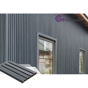 Co-extrusion Wooden Texture Exterior Cladding Siding Outdoor Wood Plastic Composite Decoration Cladding Wpc Wall Panels