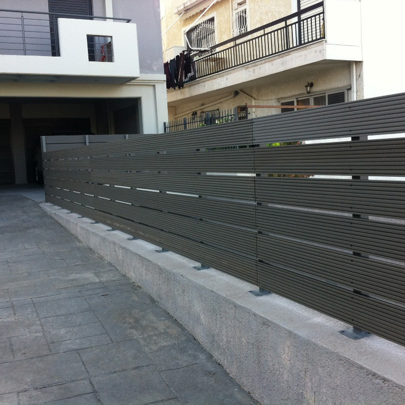 High Quality WPC Board Easy Install Wood Plastic Composite Fence Panel