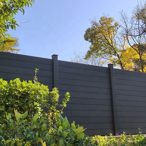 Wholesale WPC Garden Fence Easily Installed Anti-uv Eco-friendly Wood Plastic Composite Fence Panels