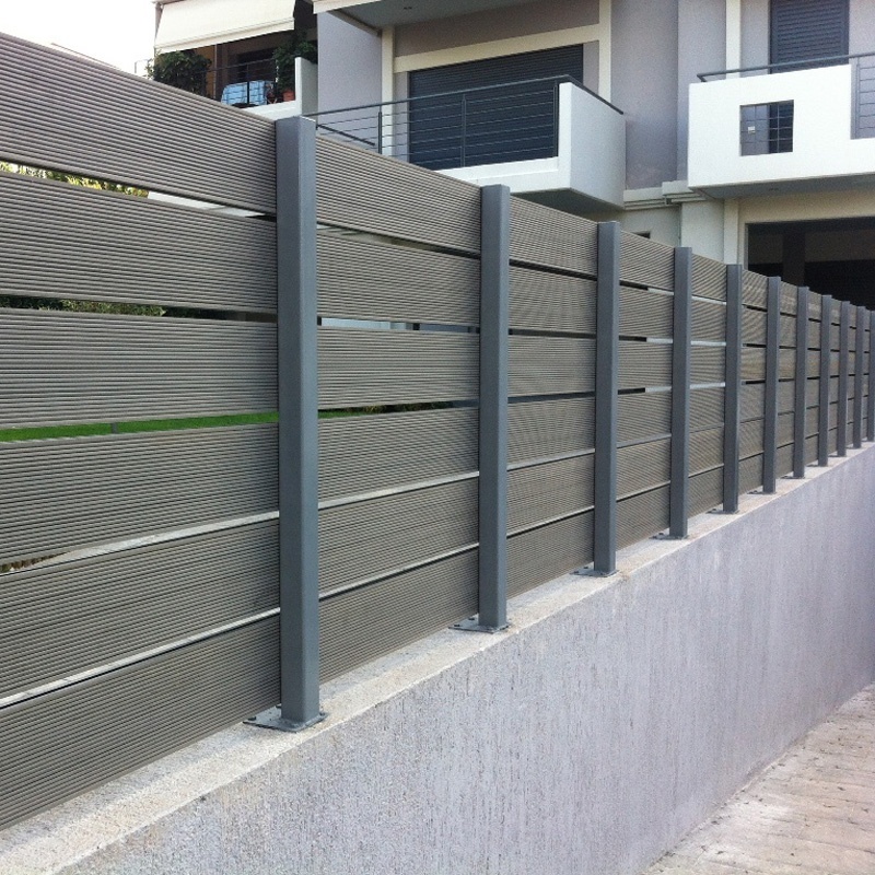 High Quality WPC Board Easy Install Wood Plastic Composite Fence Panel