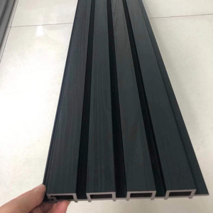 Black Color Exterior Decoration Panel WPC Wall Cladding