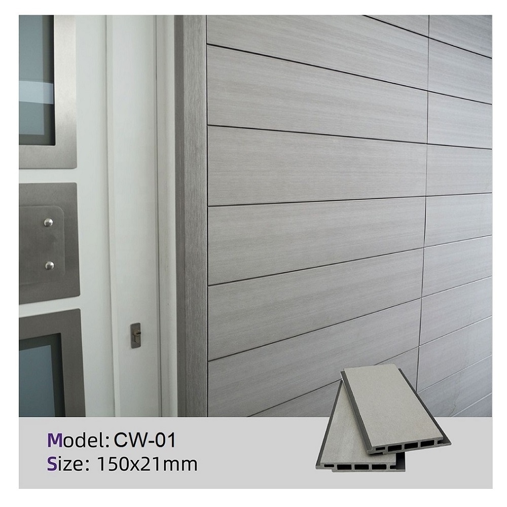 Sound Proof Outdoor Wood Plastic Prefabricated Exterior Wall Panel Wall Siding Sound Insulation Wall Panels