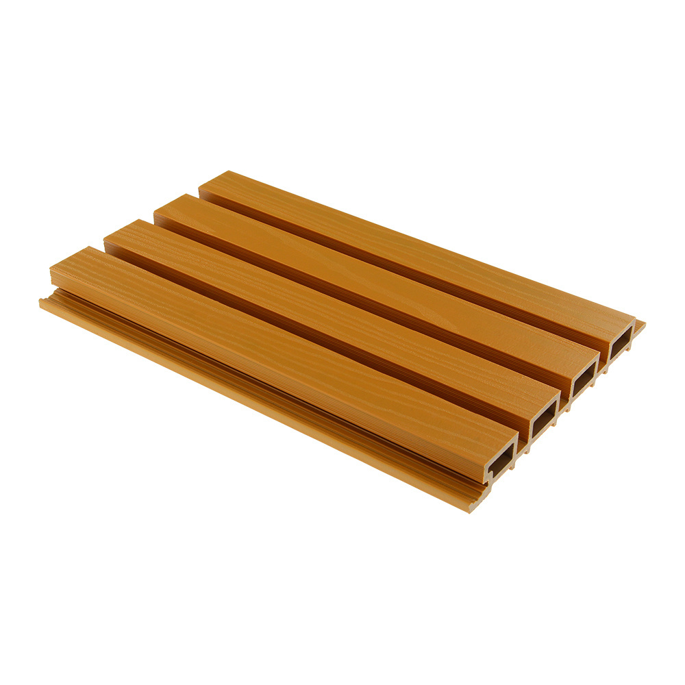 Hot sale Outdoor Indoor Wood Plastic Water Proof Composite Cladding Fluted Wpc Wall Panel Wood Wall Exterior