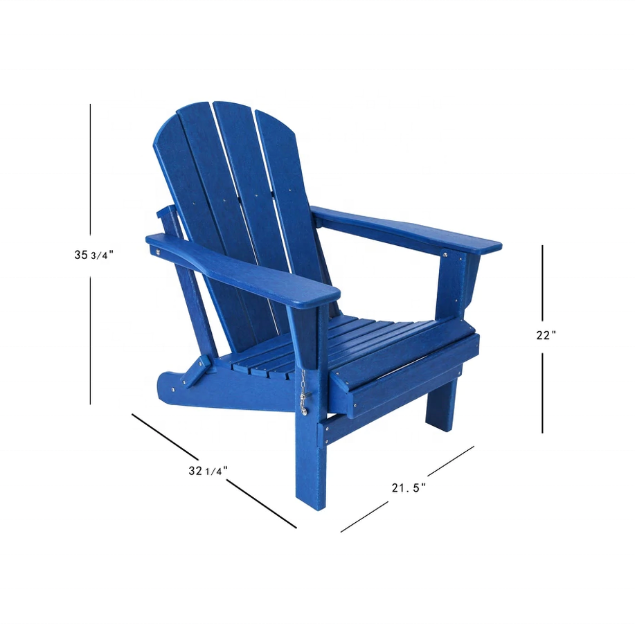 outdoor HDPE chair adirondack desk stool furniture / garden chair