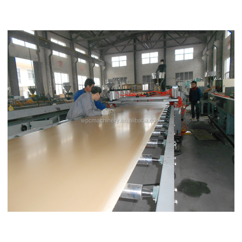 WPC PVC Wood Plastic Foam Board Furniture Board Kitchen Cabinet Board Machine Price