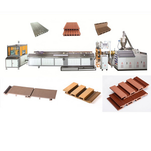 WPC PVC PP PE co-extrusion profile making machine/Wood Plastic composite WPC Machine