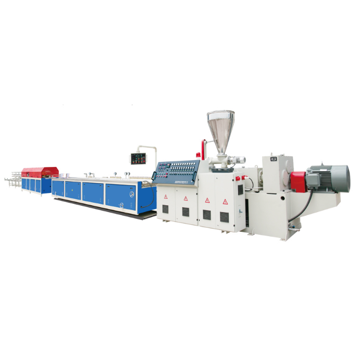 WPC (PVC+Wood)  Foamed Profile Production Extrusion Line Machine Equipment for house shops office buildigs