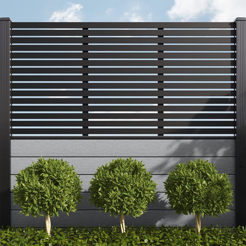 Hot Selling Eco-Friendly Easy Install Outdoor Wpc Garden Fence Wood Plastic Composite Wpc Fence