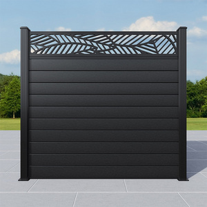 Hot Selling Eco-Friendly Easy Install Outdoor Wpc Garden Fence Wood Plastic Composite Wpc Fence