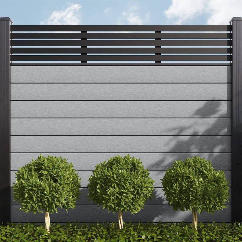 Hot Selling Eco-Friendly Easy Install Outdoor Wpc Garden Fence Wood Plastic Composite Wpc Fence