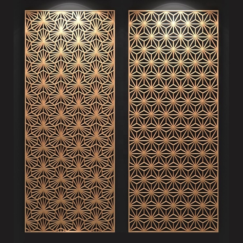 Wood Carved Screen Wpc Plastic Decorative Screen For Wedding Garden Indoor