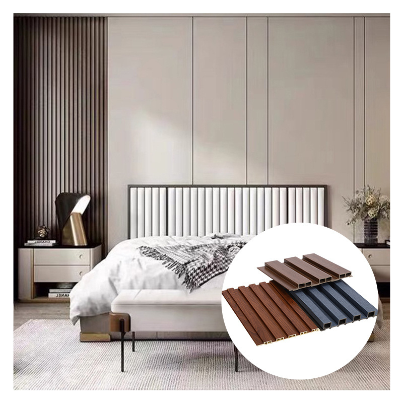 Coextruded Wall Panel Wood Veneer Background Wall wpc wall panel bamboo charcoal wood veneers