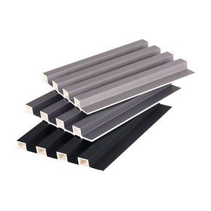 Water Proof Wood And Plastic Composite WPC Fluted Wall Panel