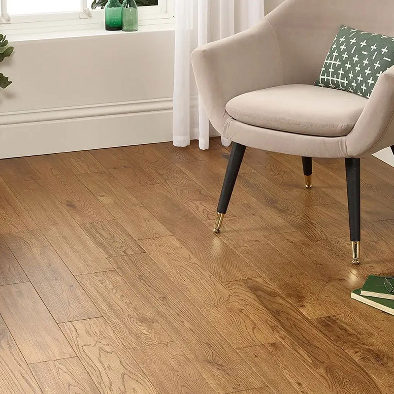 180mm/220mm 12mm Thickness Wire Brushed Abcd Oak Parquet Laminate Engineered Hardwood Wood Flooring