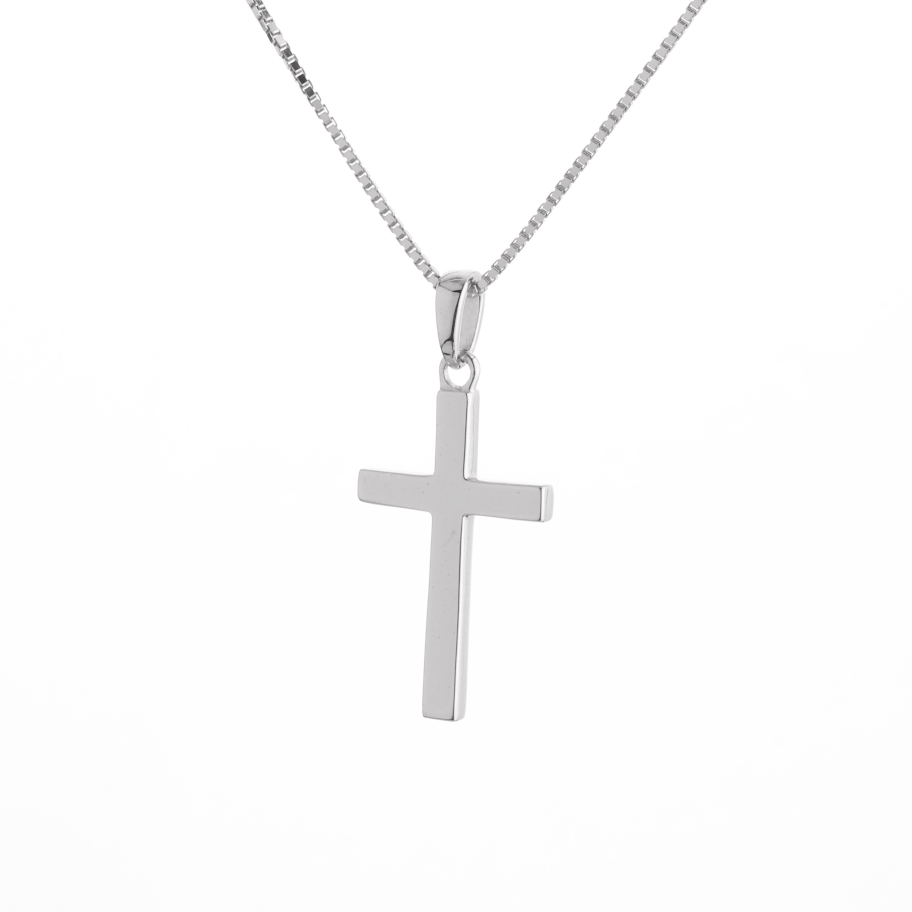 925 Sterling Silver Jewelry Plain Cross Pendant Charm Jewelry Women Men Pendant