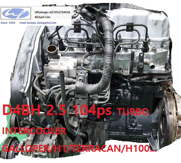 D4BH h100 h1 diesel engine