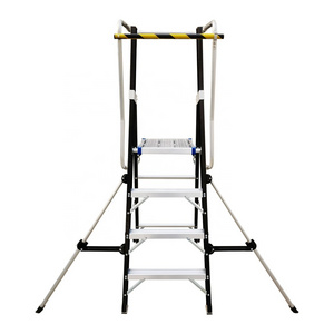 A 360 degree rotating ladder for handrail safety industry