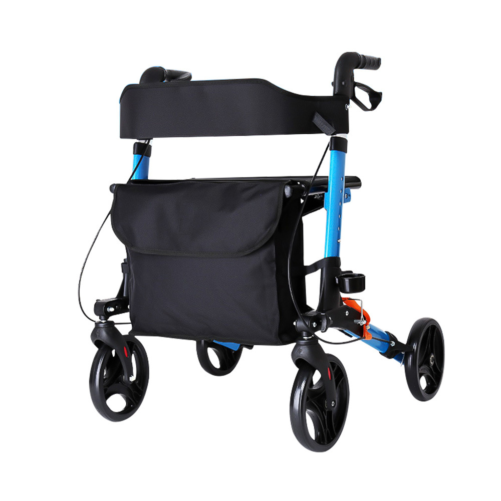 High Quality Security Elderly Disabled Equipment Walker Rollator Shopping Cart Bag Hanging Walker