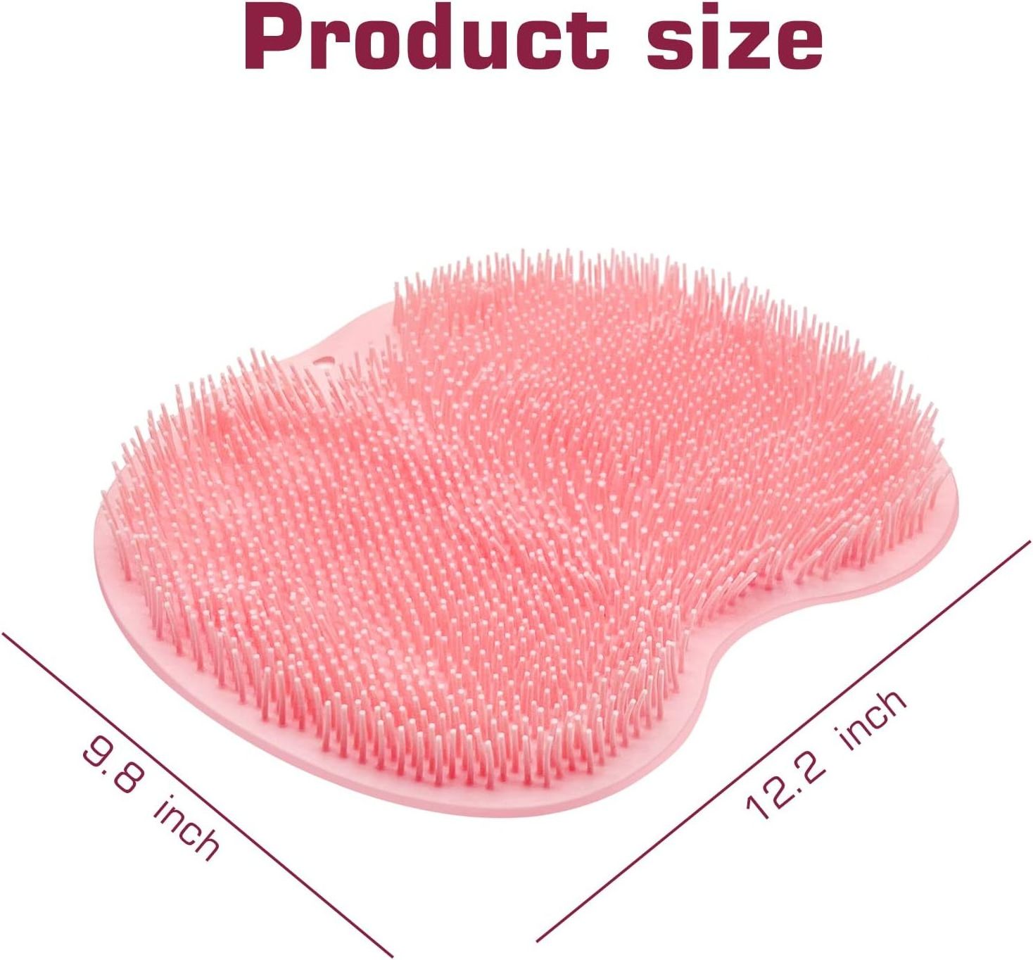 Wholesale Foot Care Cleaner Shower Foot Scrubber Mat Foot Brush Cleaning Scrub Silicone Body Opp Bag Sponge All Natural 100 Pcs