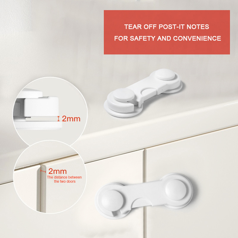 Wholesale Easy-Use Magnetic Lock System for Home Baby Kids Safety Lock Prevents Injuries to Children's Finrs Drawers Cabinets