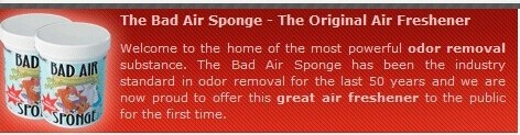 Bad air sponge , Air freshener