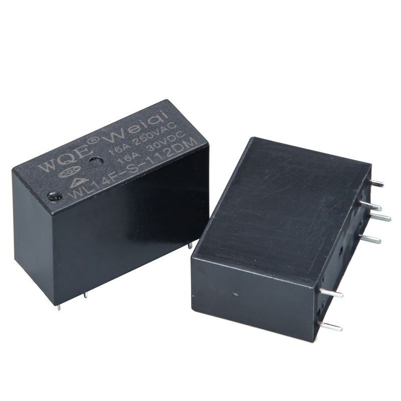 WQE PCB power relays Electromagnetic WL14F 1Z 12V 24VDC Miniature 6pin 8pin 1NO 1NC  2NO2NC  8A 16A RELAYS