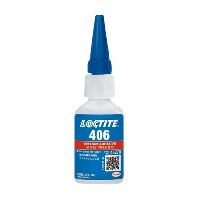 fast fixturing Loctite 406 Super Glue Strong Adhesive bonding of plastics and elastomeric materials