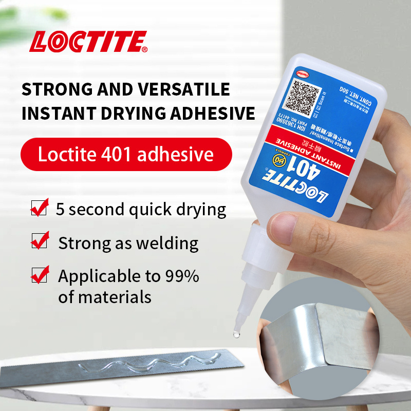 LOCTITE 401 bonding porous materials