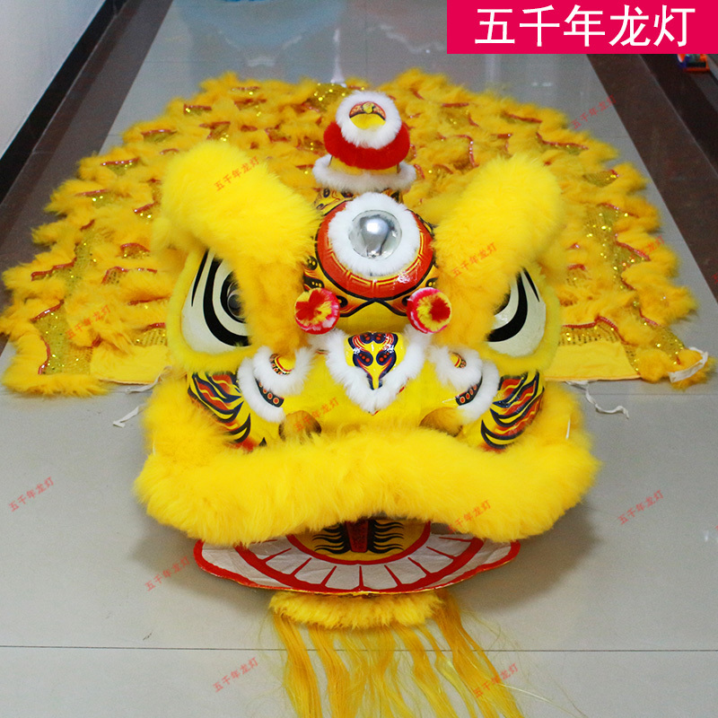 Chinese Lion dance LED South lion China Foshan Cartoon costume Performance prop Dragon and lion dances