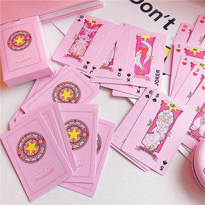 Customized Plastic Anime Playing Cards Images in Bulk Cool Card Deck for Sale