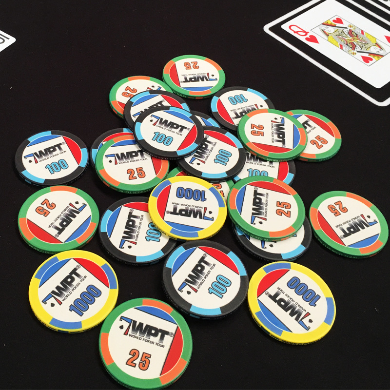 Customized Logo Printing Multi-colors 14G Casino Metal Clay Poker Chips