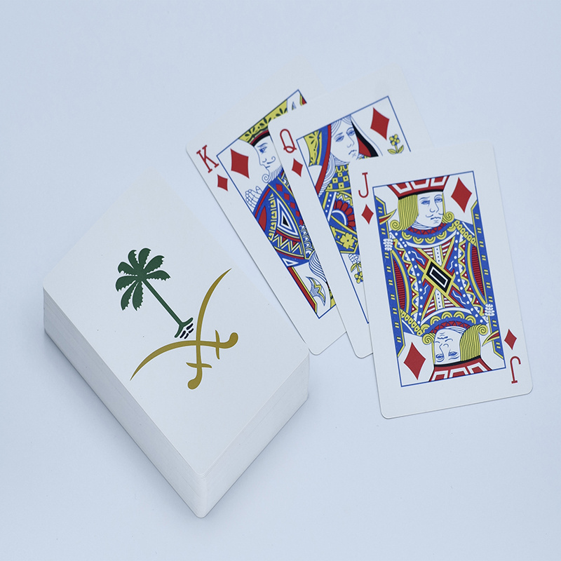 Premium factory custom professional simple pvc playing cards poker real plastic card for casino