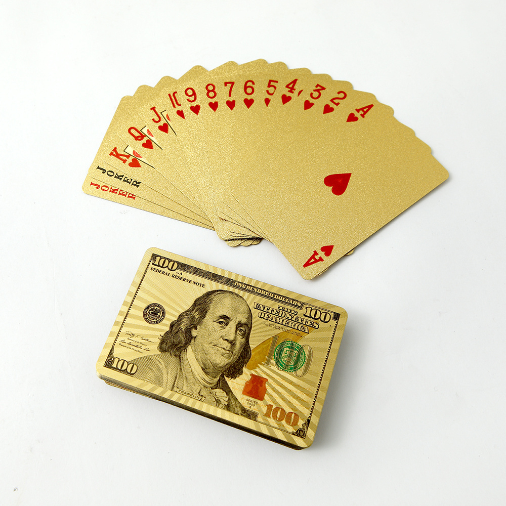 High Quality Spanish Playing Card Embossing Custom Gold Foil Playing Card Game Plastic Poker Size Printing Cards