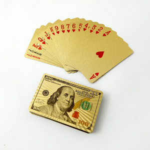 High Quality Spanish Playing Card Embossing Custom Gold Foil Playing Card Game Plastic Poker Size Printing Cards