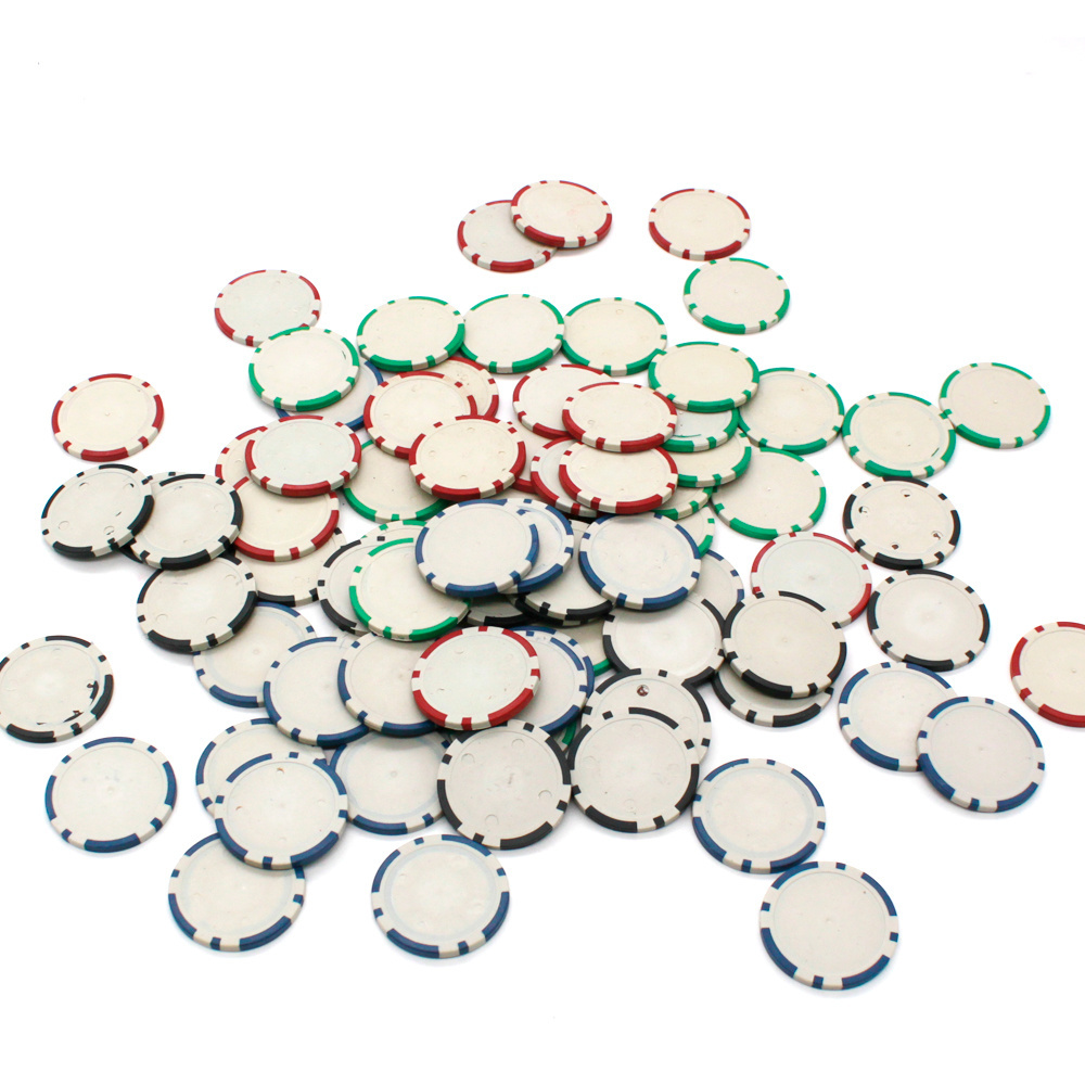 Cheap Price Custom Pattern Fichas De Poker 10.8g 40*3mm Blank Sublimation ABS Poker Chips