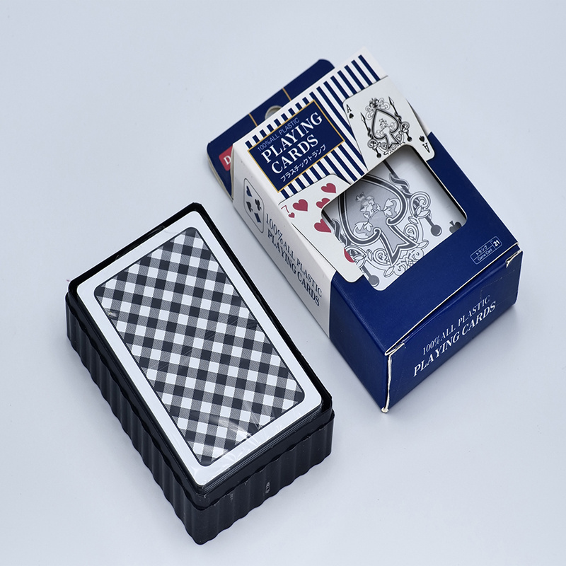 custom logo water proof plastic playing cards sheets double deck pvc ...