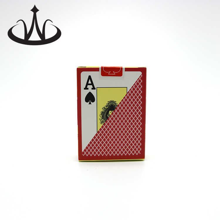 custom standard index GOLD PLATED playing card 100% NEW PLASTIC marked playing cards