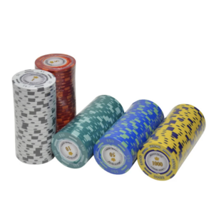 Customized Logo Printing Multi-colors 14G Casino Metal Clay Poker Chips