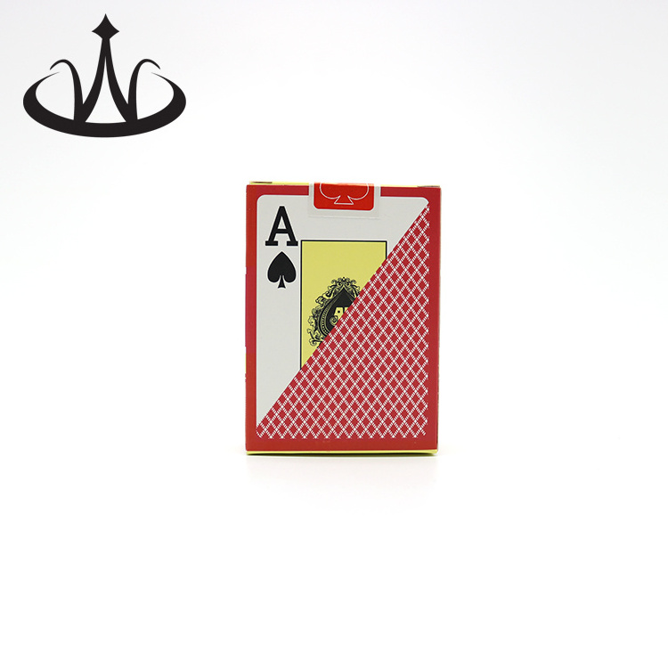 custom standard index GOLD PLATED playing card 100% NEW PLASTIC marked playing cards