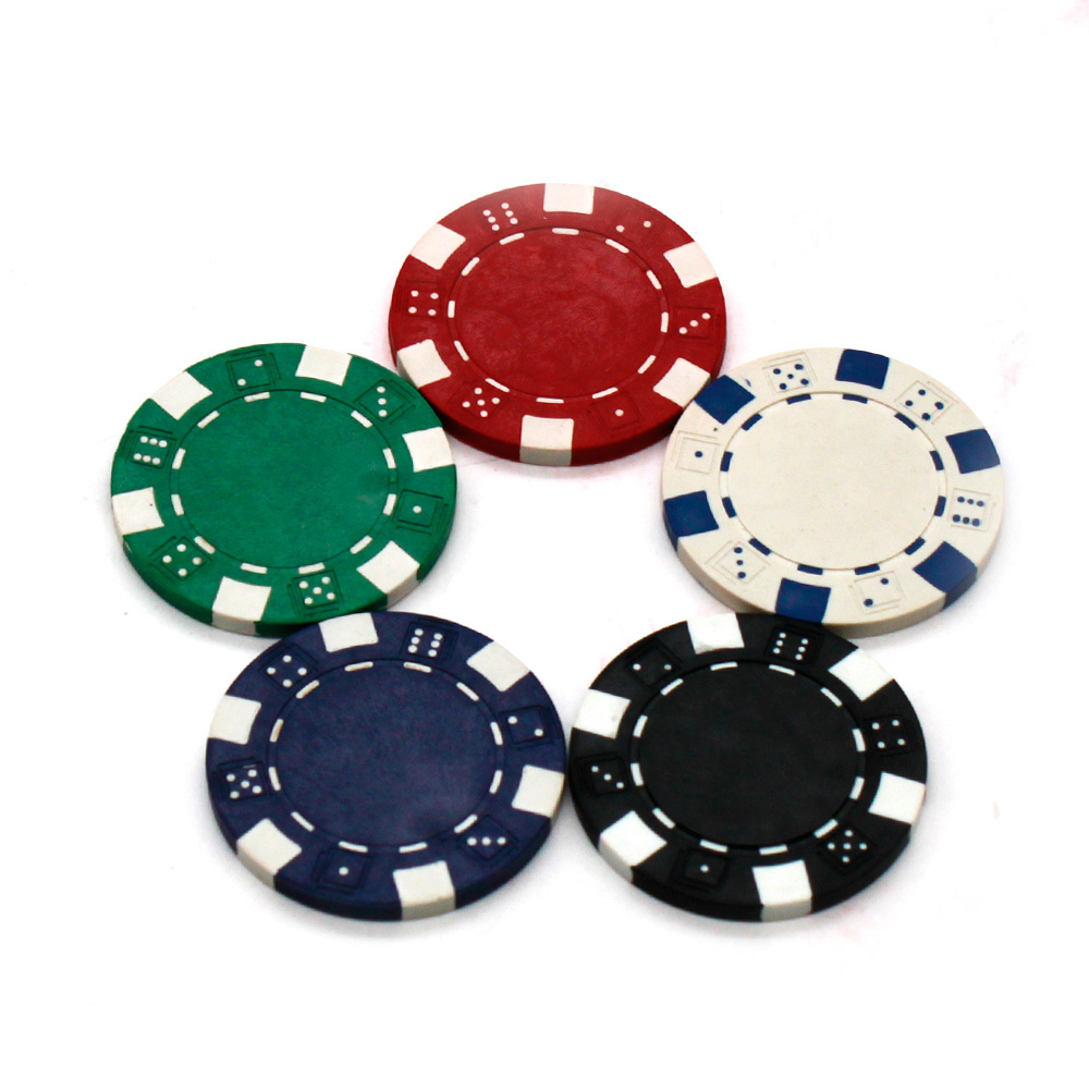 Professional 500pc Poker Chips Set With Aluminum Case Dealer Buttons with 2 Decks of Cards and 5 Dices