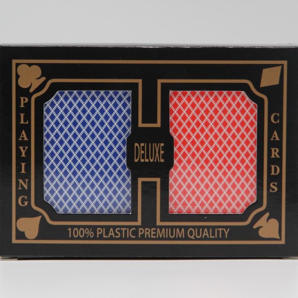 Wholesale Plastic Playing Cards Casino Grade Playing Cards Two Decks In Tin Box For Board Game