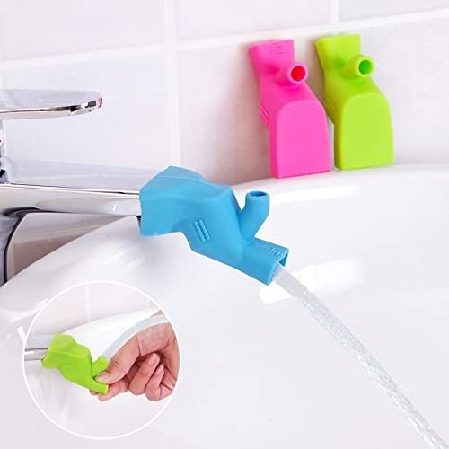 Customized Logo Baby Bath Spout Cover Hand Washing Bathroom Rubber Kitchen Sink Faucet Silicone Faucet Extender Accessories