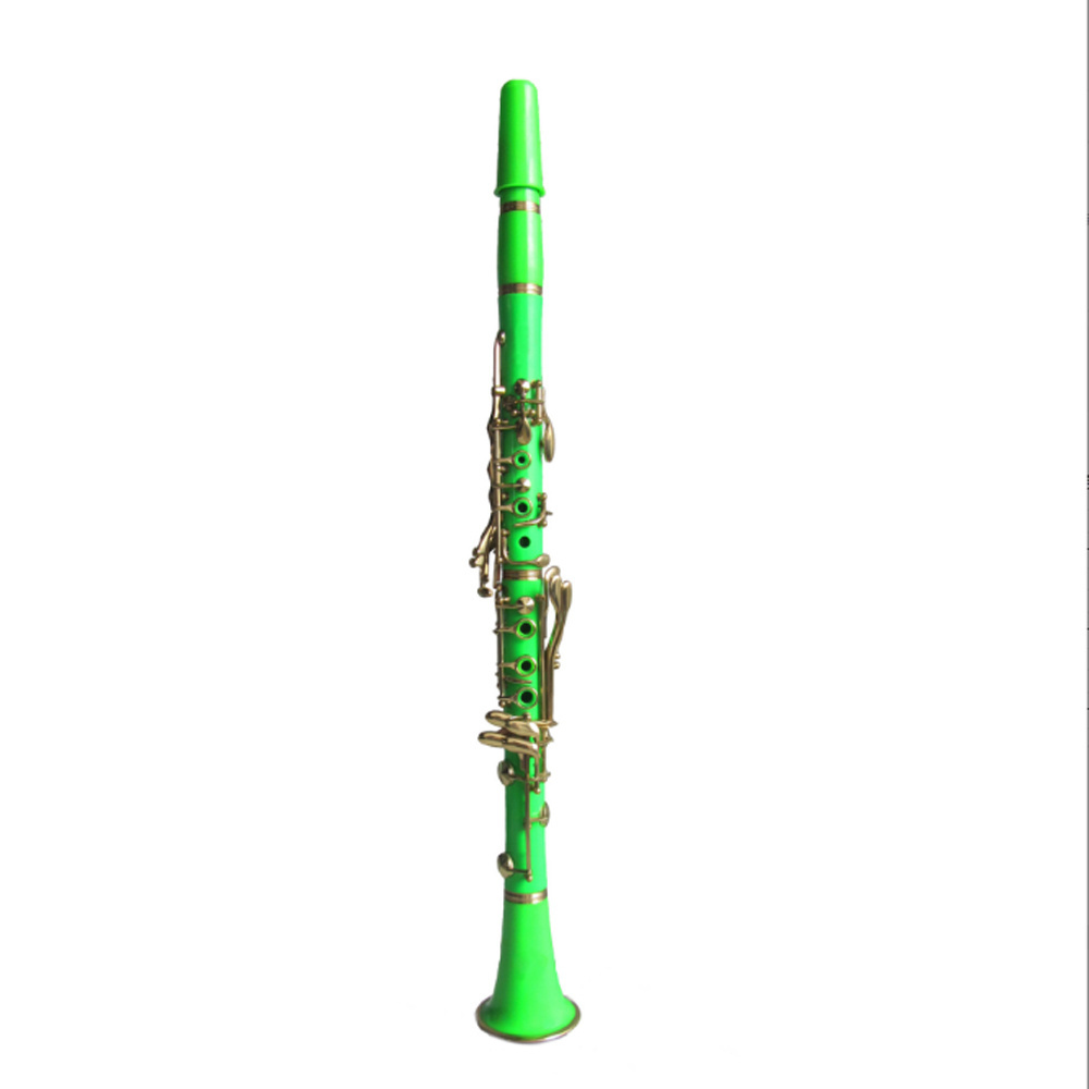 Beginner And Children Cheapest Price Abs Plastic 17Key Bb Key Clarinet  Plastic clarinet cyan  clarinet